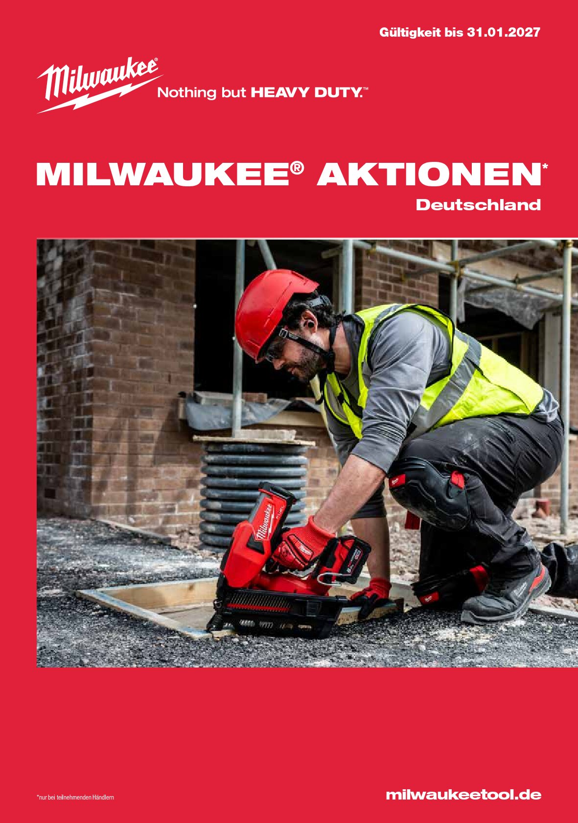 Milwaukee Aktionen 31.01.2027